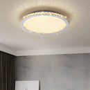 Chrome Crystal Flush Mount Ceiling Light Luxury Crystal Chandeliers