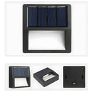 IP65 Waterproof LED Solar Outdoor Wall Lights for Step Fence Wall, Dusk-to-Dawn
