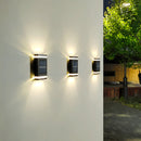 Solar Waterproof UP and Down Wall Lights Night to Dawn LED Solar Wall Lamps for Backyard Garden Garage