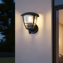 IP44 Weather-resistant Black Lantern Outdoor Lights for Garden