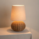 Natural Sabi Rattan Table Lamp for Bedroom Living room