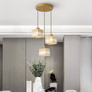 Simple Multi-Head Designer Crystal Kitchen Island Lamps