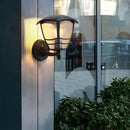 IP44 Weather-resistant Black Lantern Outdoor Lights for Garden