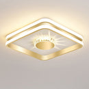Gold Hallway Crystal LED Ceiling Lights