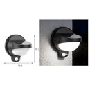 IP65 Waterproof Black Outdoor Solar Wall Lights with Motion Sensor
