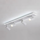 Simple Track Ceiling For Kitchen in Black and white