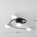 Modern Flush Mount Chandelier Nordic Ceiling Light Fixture