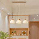 Creative Bowl-shaped Glass Bedroom Pendant Lamp Fixtures