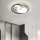 Modern Round LED Ceiling Lights Bedroom Art Decor