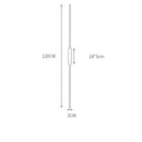 Black Long Strip LED Linear Wall Sconce for Living room Bedroom