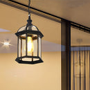 IP65 Vintage Outdoor Ceiling Lights in Black