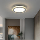 Chrome Crystal Flush Mount Ceiling Light Luxury Crystal Chandeliers
