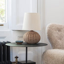 Natural Sabi Rattan Table Lamp for Bedroom Living room