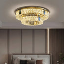 Modern Luxury K9 Crystal LED Flush Mount Ceiling Light