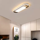 Black Simple Corridor Long LED Low Ceiling Lights