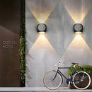Outdoor Waterproof Exterior LED Wall Lights for Entryway Garage Patio in Warm White