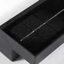 Solar Linear Black LED Outdoor Wall Light