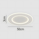 Minimalist White Acrylic LED Living Room Ceiling Lights
