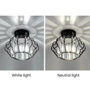 Luxurious Gold Crystal Hallway Ceiling Light