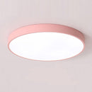 Set of 2 Circular LED Bedroom Low Ceiling Light