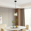 Modern Hallway Crystal Circle Pendant Light