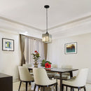 Modern Hallway Crystal Circle Pendant Light