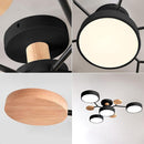 Modern Semi Flush Ceiling Lights for Bedroom, Living room