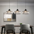 Modern Black Crystal Pendant Light