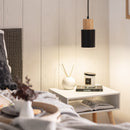 Modern Macaron Cylinder Iron Pendant Light