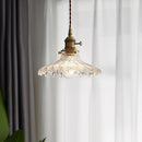 Vintage Glass Disc Design Style Pendant Light