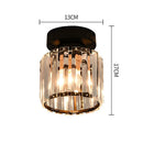 Semi Flush Mount Ceiling Lights, Modern Crystal Hallway Ceiling Lamp