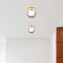 Modern Hallway Glass Ceiling Lights
