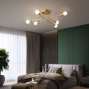 Modern Muti-Lights Stylish Gold Iron Living Room Ceiling Lights