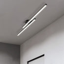 Set of 2 Modern Linear LED Ceiling Lights for Living Room Hallway Bedroom Kitchen