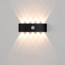 IP65 Modern Up and Down LED PIR Outdoor Wall Light