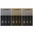 Creative Modern Crystal Gold Raindrop Chandelier