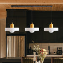 3 Heads Modern Art Decor Simple Glass Pendant Light
