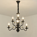 Flemish Style Ceiling Light Rustic Farmhouse Chandelier Lamp