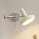 Retro Capsule White Swing Arm Wall Lamp