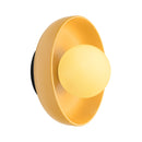 Minimalist Ceramic Stained Yellow Wall Light