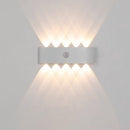 IP65 Modern Up and Down LED PIR Outdoor Wall Light