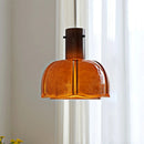 Minimalism Glass Flower Shape Pendant Light
