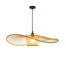 Vintage Bamboo Woven Wicker Handmade Rattan Pendant Light