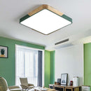 Colorful Square Simple Ceiling Lights