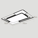 Modern Simple Square Shape LED Flush Mount Ceiling Light