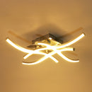 Silver Modern Aluminum LED Ceiling Lights For Living Room