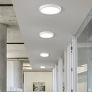 Modern simple white ceiling lamp for living room