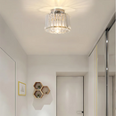 Crystal Semi Flush Mount Ceiling Light for Hallway 23cm E27