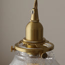 Vintage Glass Disc Design Style Pendant Light