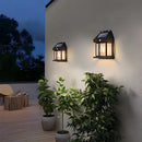 Solar Outdoor Lights Exterior Front Porch PIR Sensor Security Outdoor Wall Light